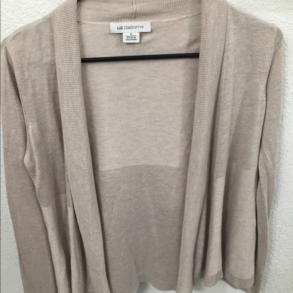 Liz Claiborne open front cardigan - Picture 4 of 5